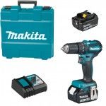 Aparafusadora c/percussão BL 18V LXT 40Nm 5 DHP483RTE Makita Aparafusadora c/percussão BL 18V LXT 40Nm 5 DHP483RTE Makita