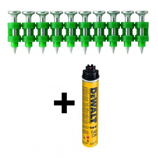 Pregos 20mm x 2,6 mm para fixao de gs C5 Track-It Pregos+ Carga de Gs ref DDF6510020 DEWALT
