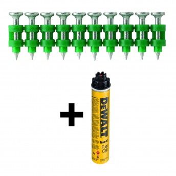 Pregos 25 mm x 2,6 mm para fixao de gs C5 Track-It Pregos+ Carga de Gs ref DDF6510025 DEWALT