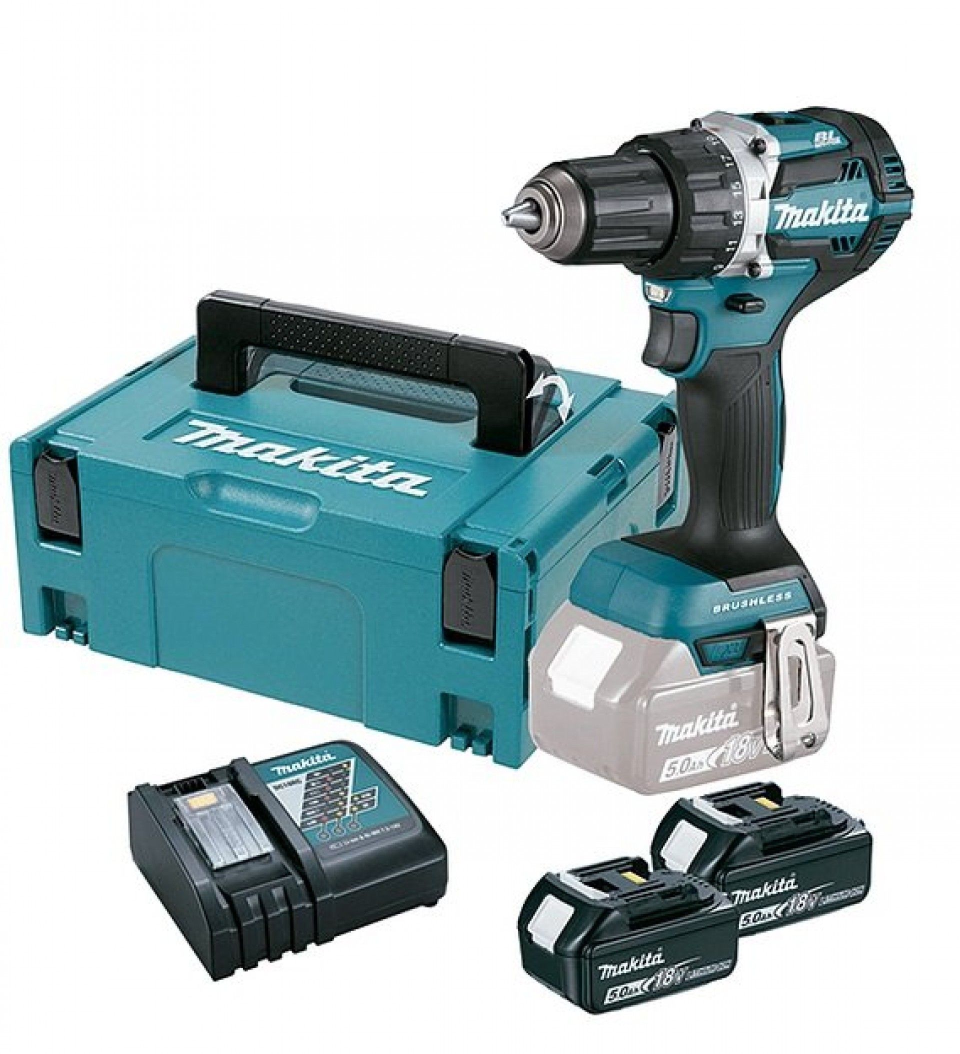 Aparafusadora s/percussão BL 18V LXT 54N DDF484RTJ Makita