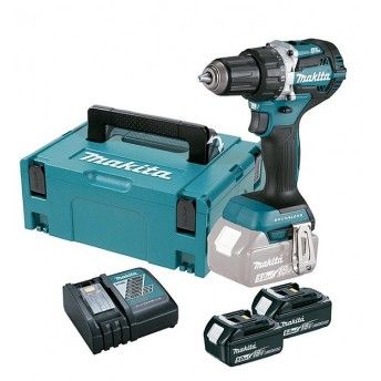 Aparafusadora s/percussão BL 18V LXT 54N DDF484RTJ Makita Aparafusadora s/percussão BL 18V LXT 54N DDF484RTJ Makita