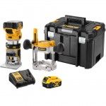 Tupia Combo sem escovas XR 18V Li-Ion 5,0 Ah refª DCW604P2-QW DEWALT Tupia Combo sem escovas XR 18V Li-Ion 5,0 Ah refª DCW604P2-QW DEWALT