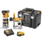 Tupia Combo sem escovas XR 18V Li-Ion 5,0 Ah refª DCW604P2-QW DEWALT Tupia Combo sem escovas XR 18V Li-Ion 5,0 Ah refª DCW604P2-QW DEWALT