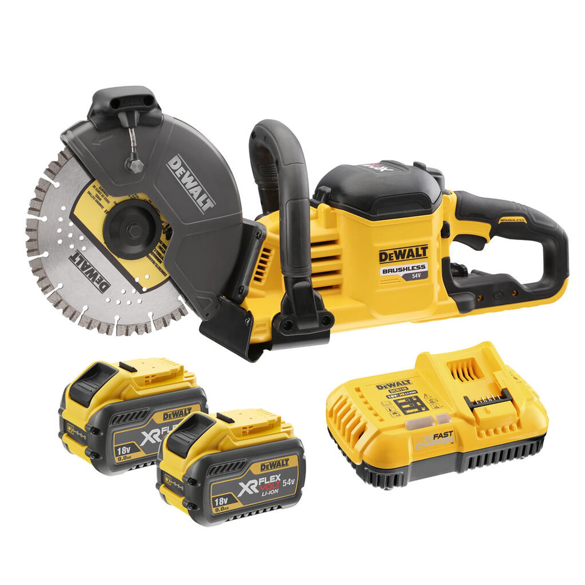 CORTADOR DE CONCRETO SEM ESCOVAS XR FLEXVOLT 54V refª DCS690X2-QW DEWALT