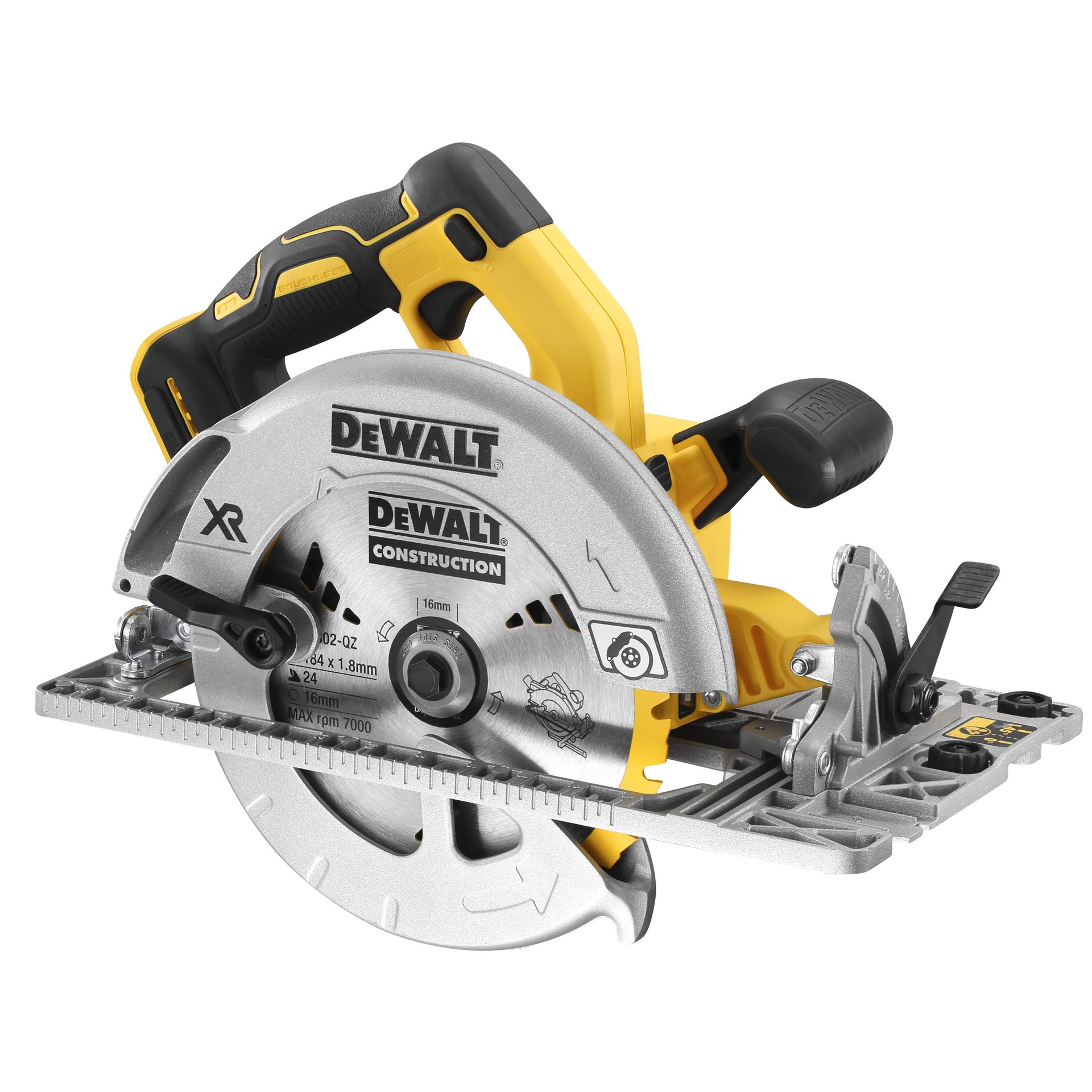 Serra Circular sem escovas XR 18V Ø184mm sem carregador/bateria refª DCS572NT-XJ DEWALT