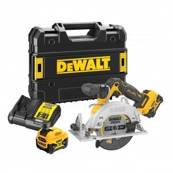 Serra Circular sem escovas XR 12V (2x5.0Ah) ref DCS512P2-QW DEWALT
