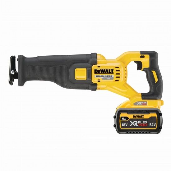 Serra Sabre XR FlexVolt 54V 2 baterias 6.0Ah e mala Tstak DCS389T2-QWDEWALT