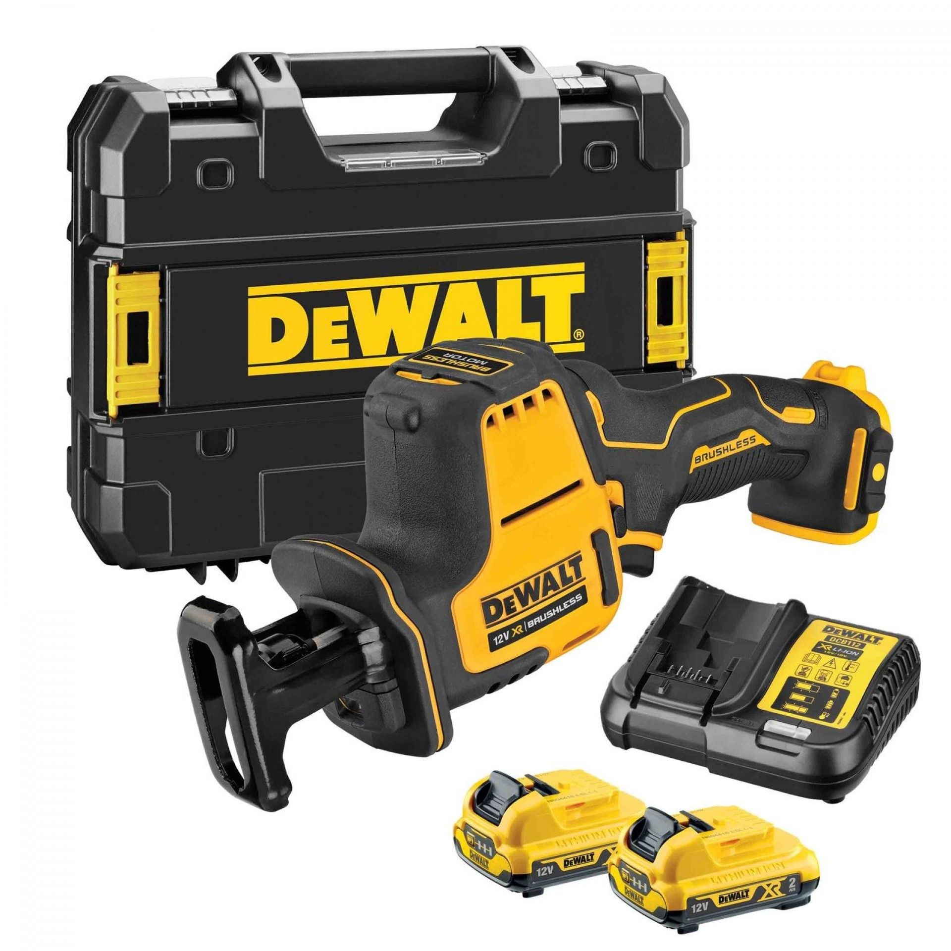 Mini-Serra Sabre XR 12V Li-Ion 2Ah refª DCS312D2-QW DEWALT