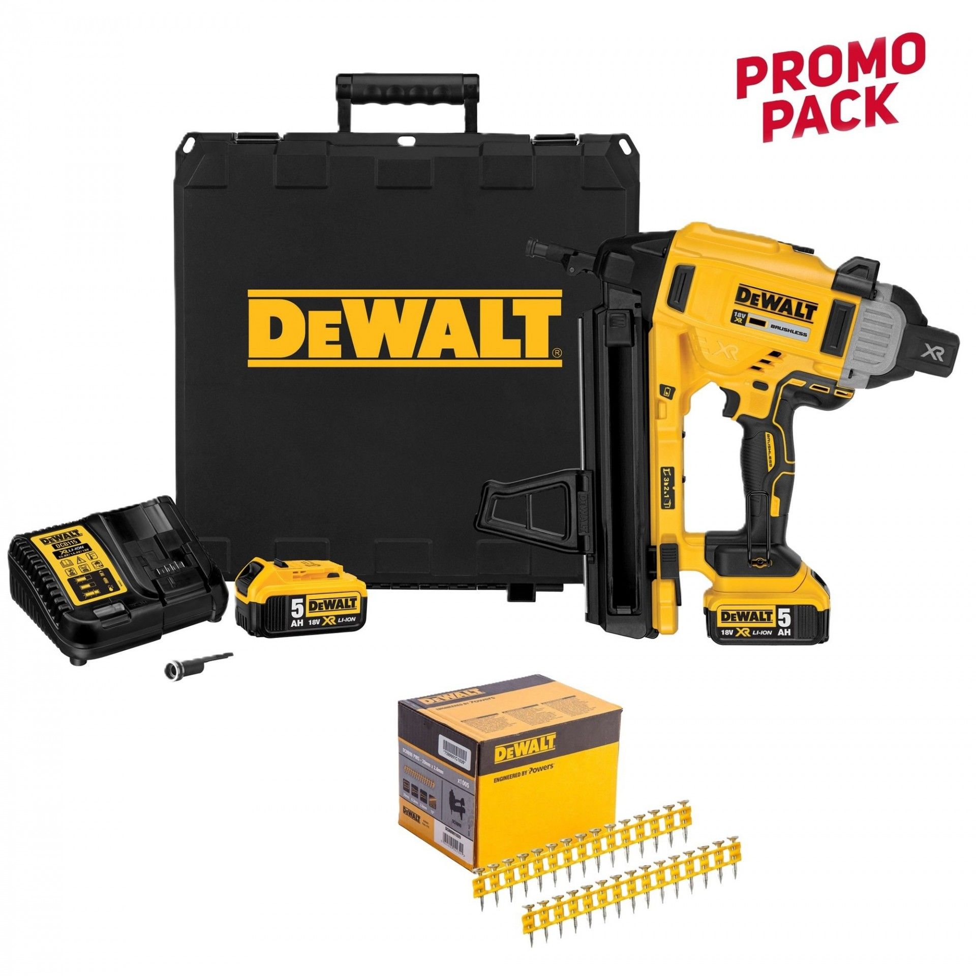 Pregadora betão DCN890P2-QW 18V 5.0Ah + DCN8901020 DEWALT
