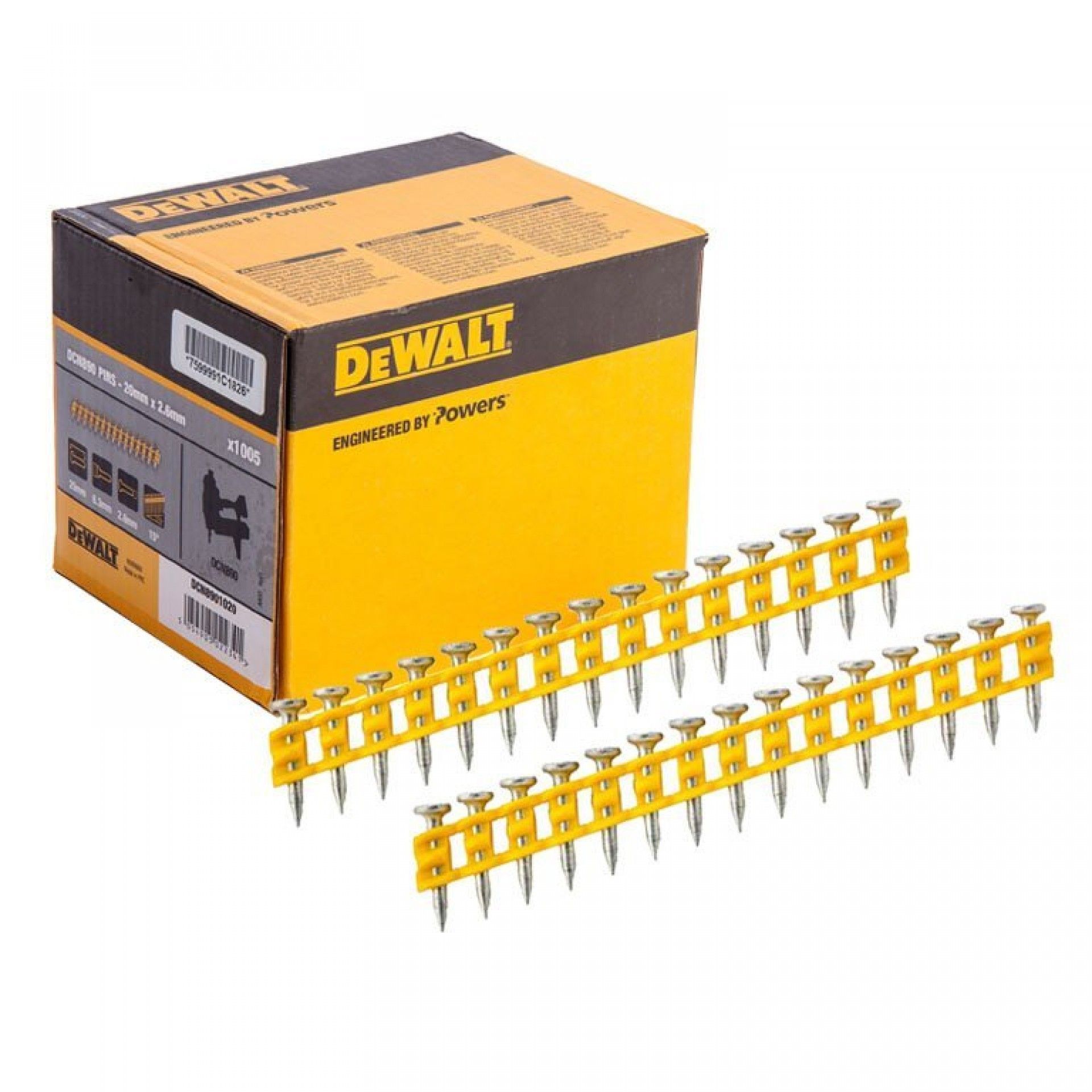 Pregos para DCN890 (2.6 mm x 25mm) refª DCN8901025 DEWALT