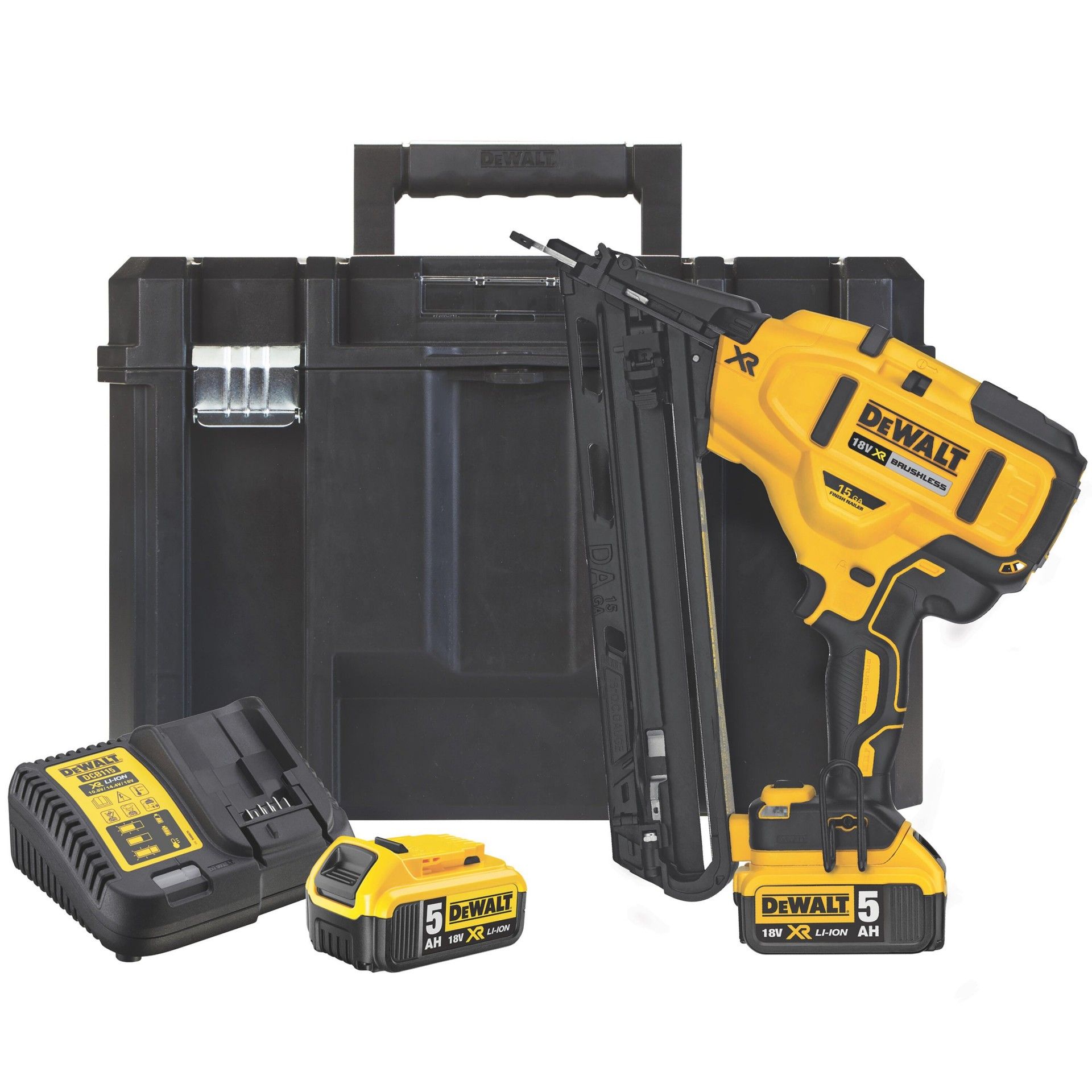 Pregadora de Acabamento sem escovas XR 18V refª DCN650P2-QW DEWALT