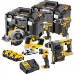 KIT Aparafusadora [DCD796] + Aparf impacto [DCD887] +Martelo [DCH273] + Serra [DCS565] + Serra [DCS3