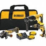KIT Aparafusadora [DCF620] + Rebarbadora [DCG405] +Martelo [DCH133] + 2x5.0Ah + carregador ref� DCK3