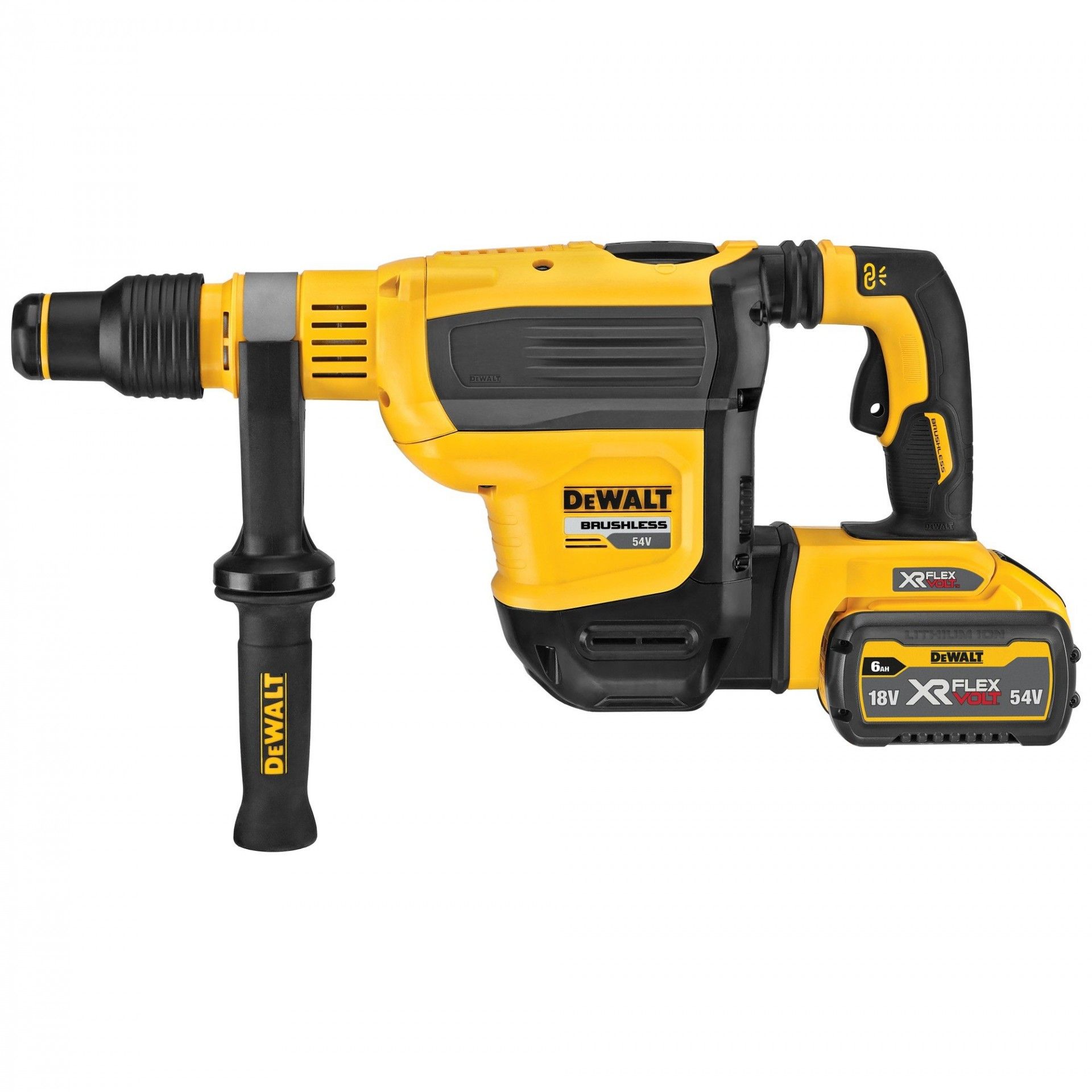 Martelo sem escovas XR FLEXVOLT 54V Li-Ion 9Ah SDS-Max 45mm refª DCH614X2-QW DEWALT