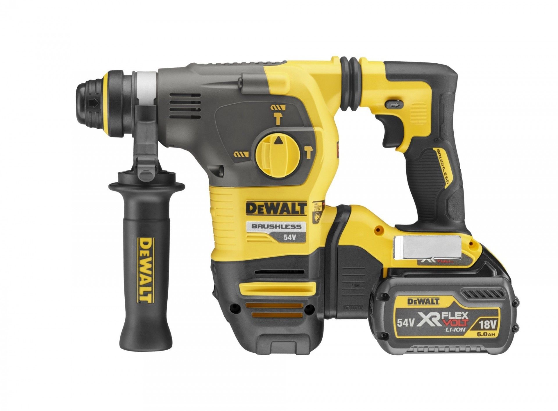 Martelo Eletropneumático sem escovas XR FLEXVOLT 54V refª DCH323T2-QW DEWALT