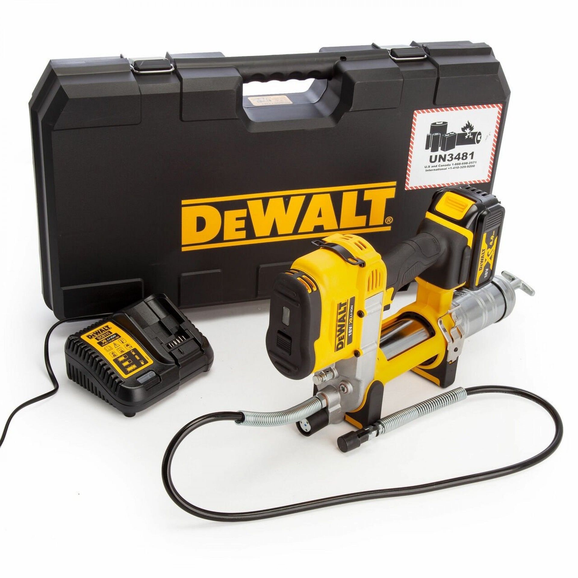 Pistola para massa consistente 18V refª DCGG571M1-QW DEWALT