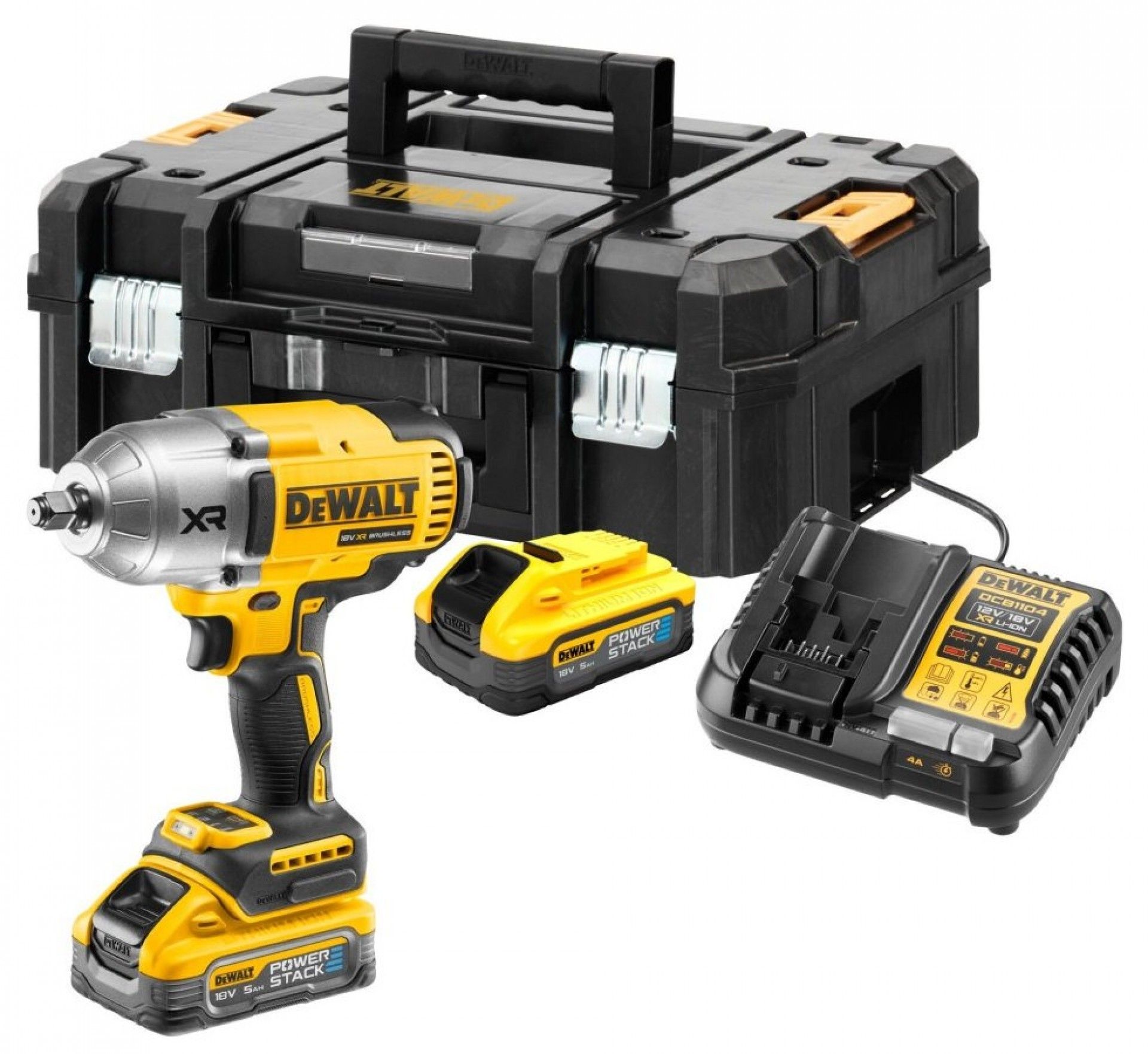 Chave de Impacto sem escovas XR 18V Li-Ion 2x5.0Ah refª DCF900H2T-QW DEWALT