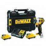 DCF801D2-QW Aparafusadora de Impacto sem escovas XR 12V Li-Ion 2Ah ref DCF801D2-QW DEWALT