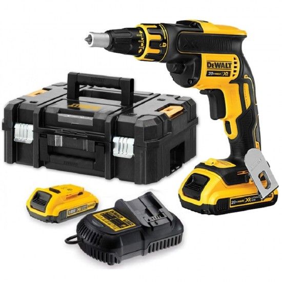Aparafusadora Painel gesso sem escovas XR 18V ref DCF620D2-QW DEWALT