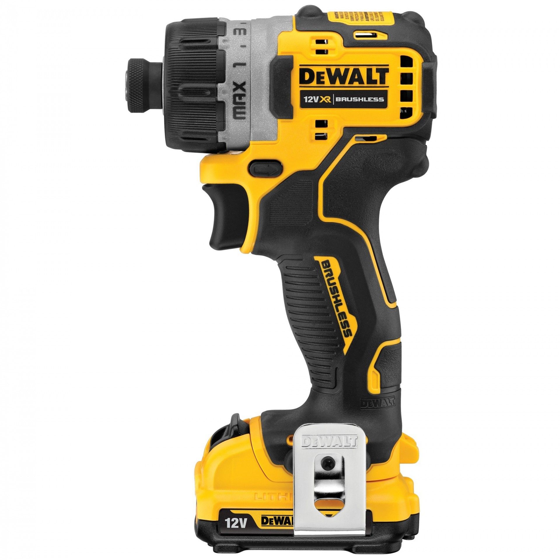 Aparafusadora sem escovas XR 12V Li-Ion 2Ah refª DCF601D2-QW DEWALT