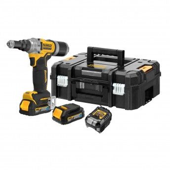 Rebitadora XR 18v PowerStack 6.4mm refª DCF414E2GT-QW DEWALT Rebitadora XR 18v PowerStack 6.4mm refª DCF414E2GT-QW DEWALT