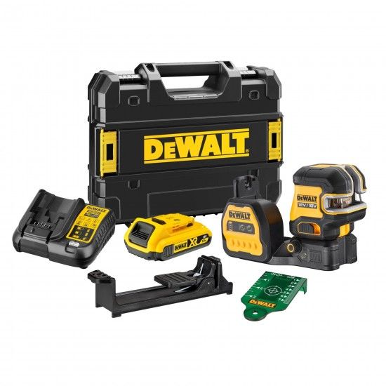 Nível Laser Luz Verde Cruzado 12/18V refª DCE822D1G18-QW DEWALT Nível Laser Luz Verde Cruzado 12/18V refª DCE822D1G18-QW DEWALT