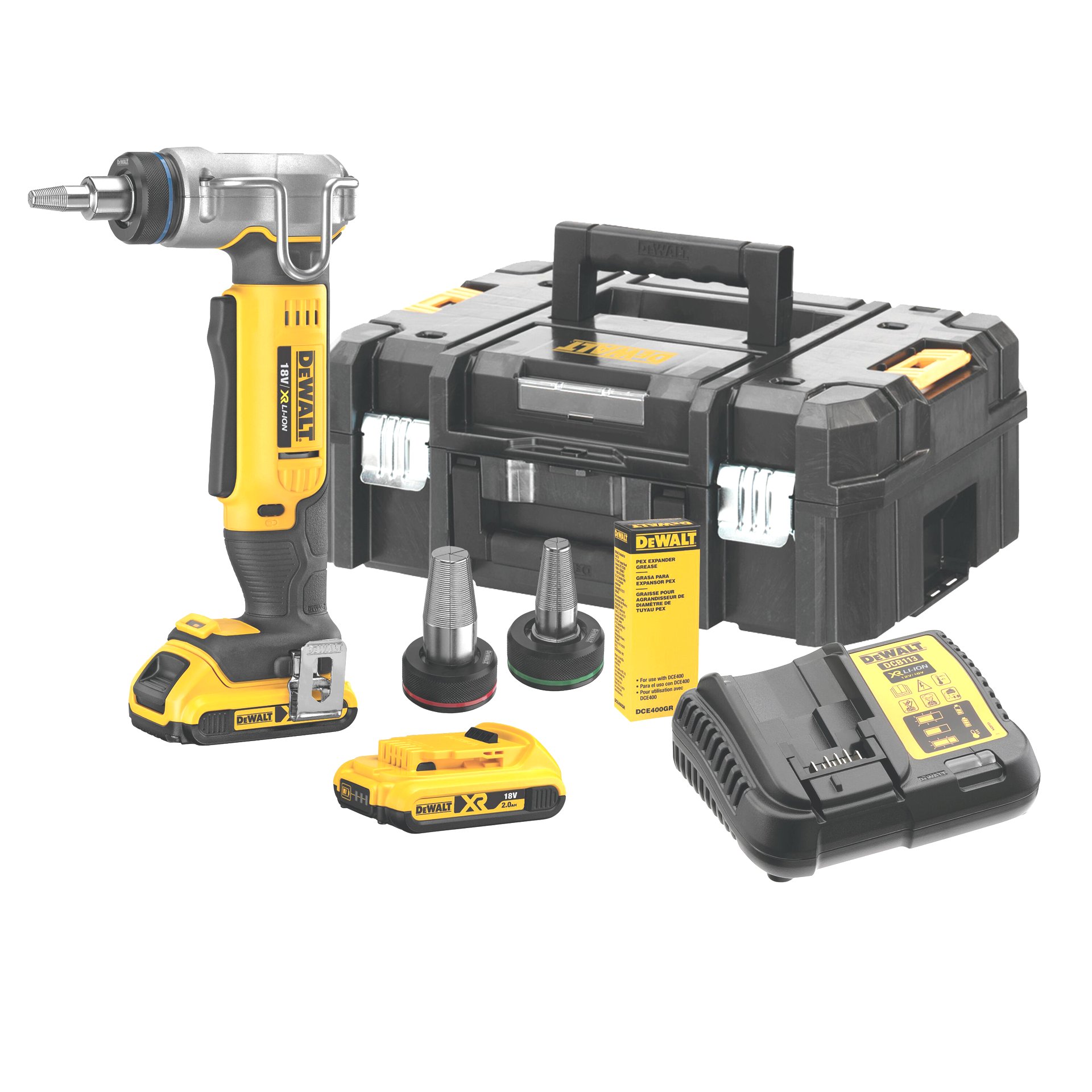 Expandidora de tubo XR 18V Li-Ion 2Ah refª DCE400D2-QW DEWALT