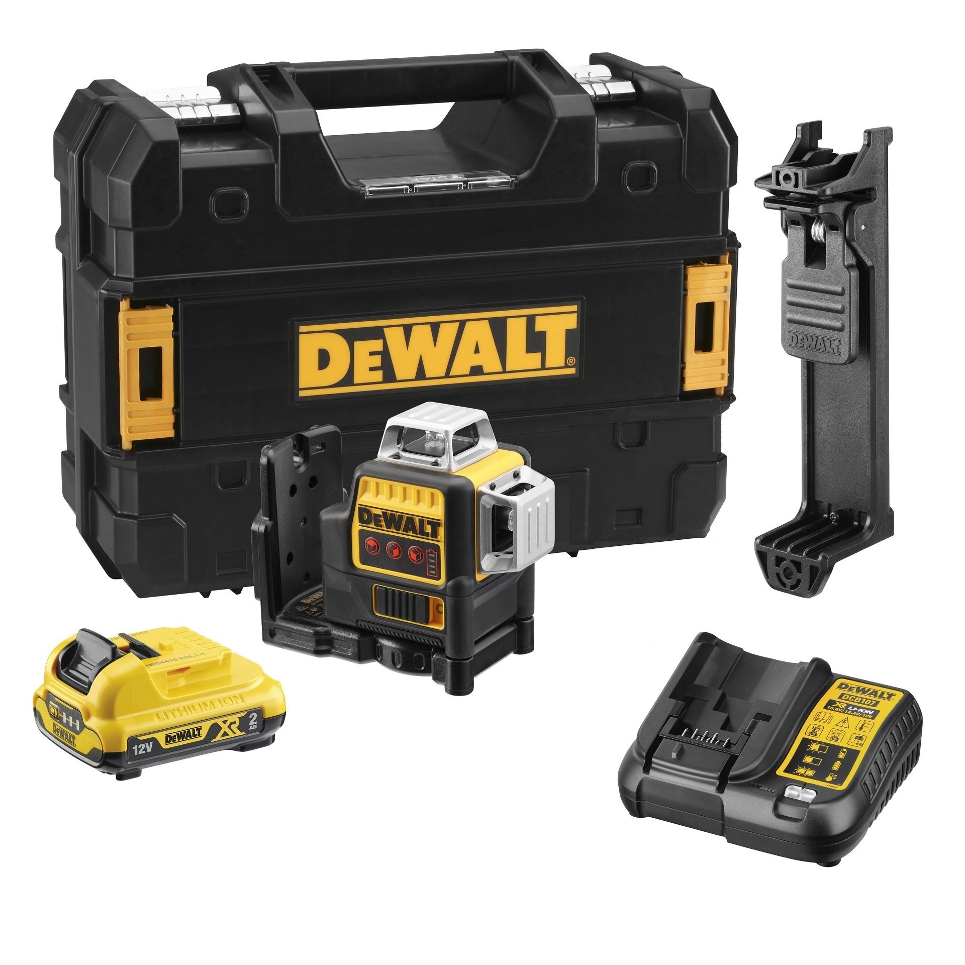 Laser autonivelante 3 linhas 360° - vermelho refª DCE089D1R-QW DEWALT OUTLET