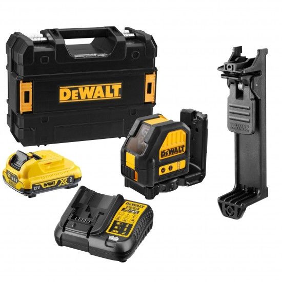 Laser autonivelante de linhas em cruz 10,8 V ref DCE088D1R-QW DEWALT