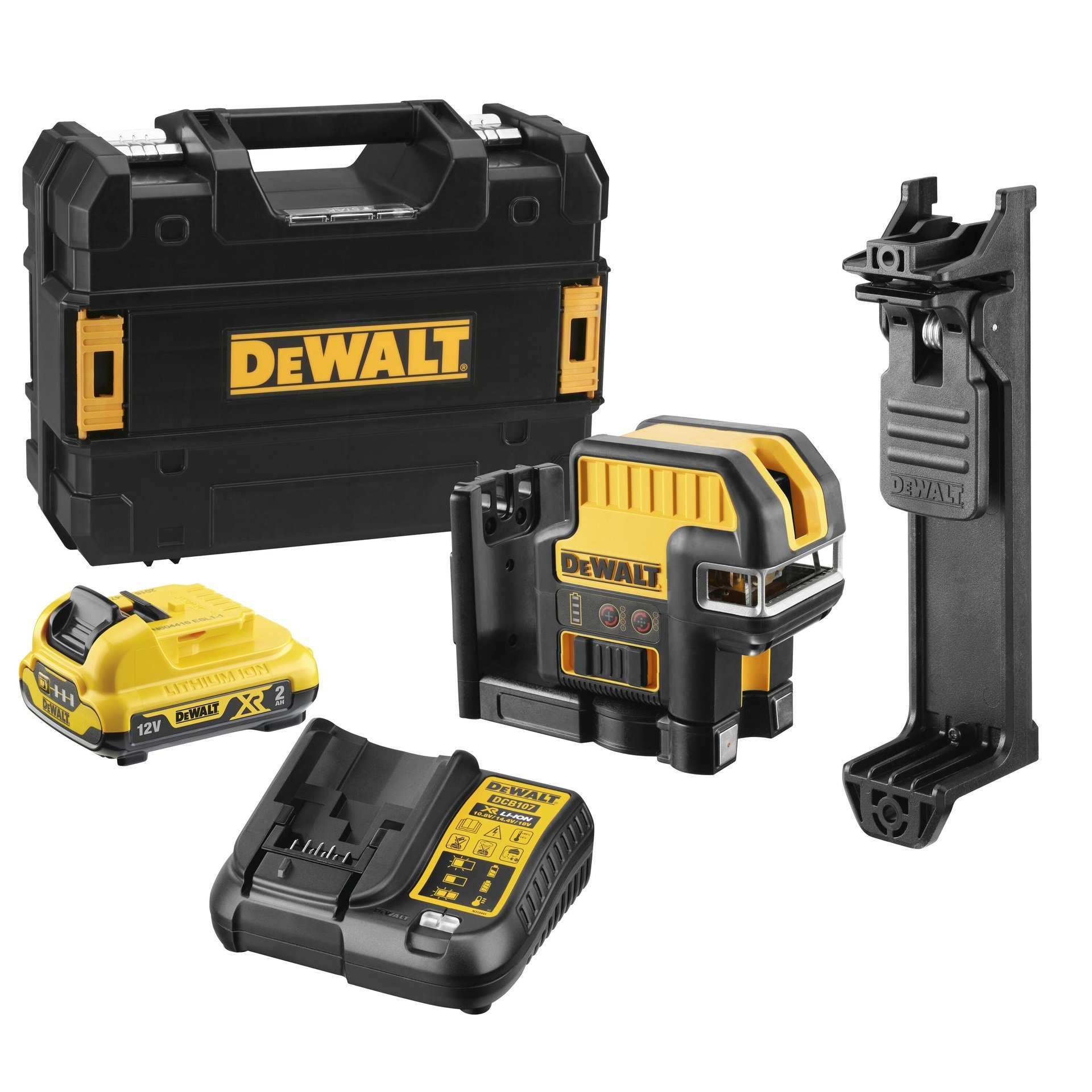 Laser autonivelante de linhas em cruz + 5 pontos 10,8 V - vermelho refª DCE0825D1R-QW DEWALT