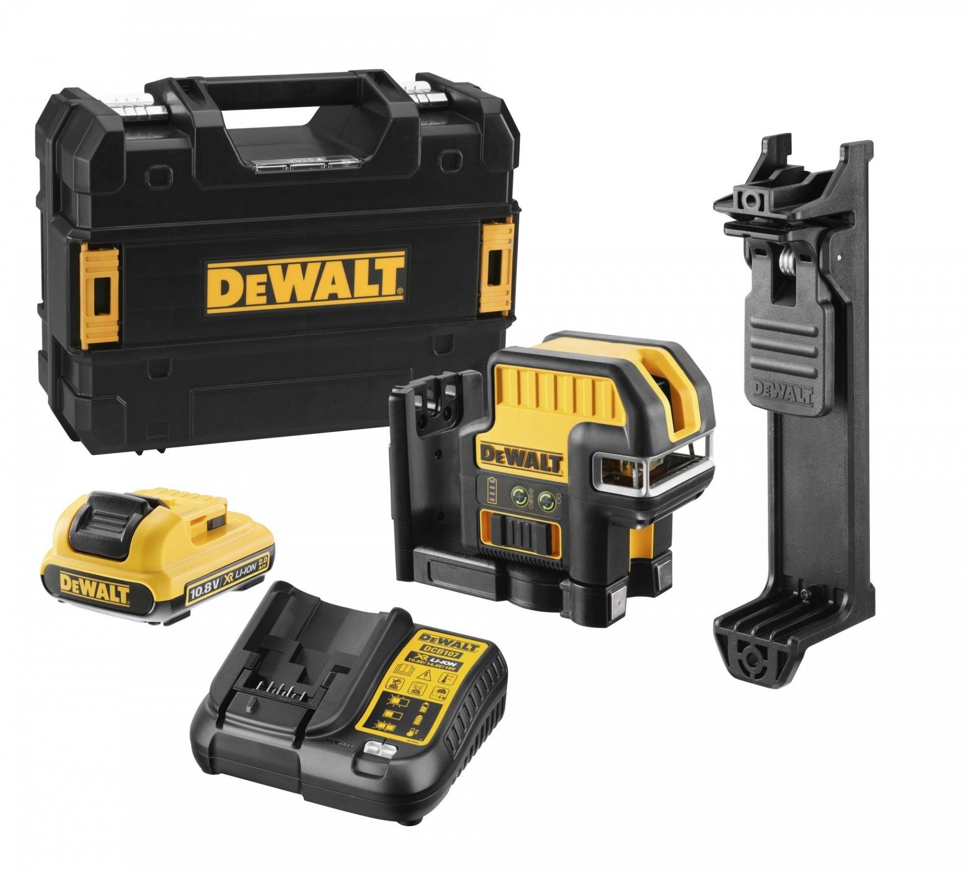 Laser autonivelante de linhas em cruz + 5 pontos 10,8 V - verde refª DCE0825D1G-QW DEWALT