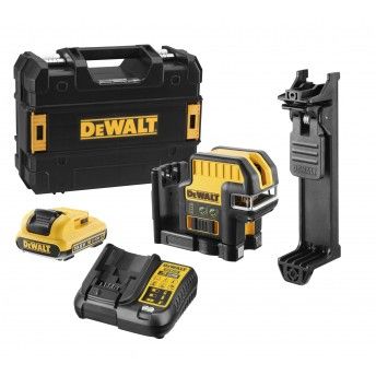 Laser autonivelante de linhas em cruz + 5 pontos 10,8 V - verde ref DCE0825D1G-QW DEWALT
