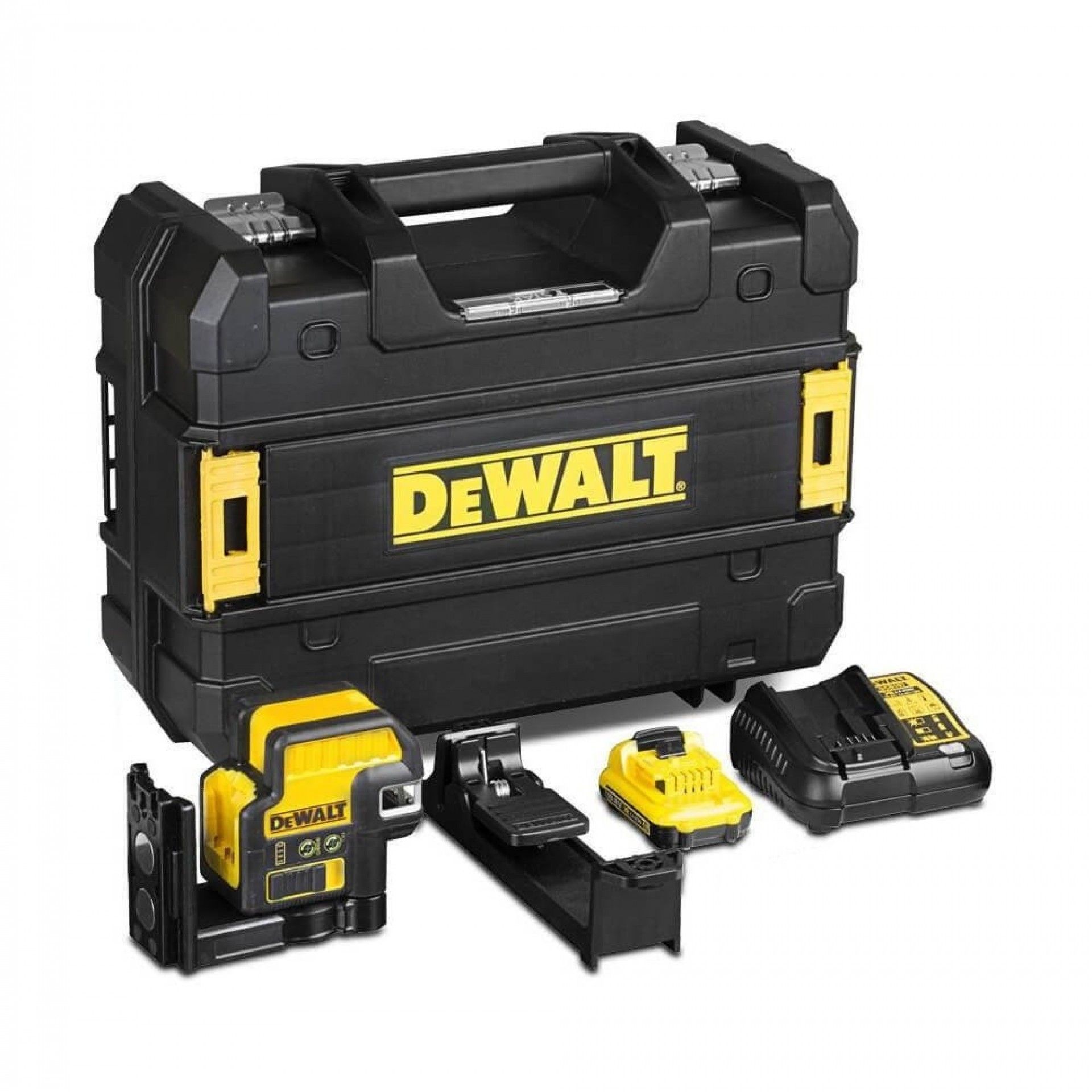 Laser autonivelante de linhas em cruz + 2 pontos 10,8 V - verde refª DCE0822D1G-QW DEWALT