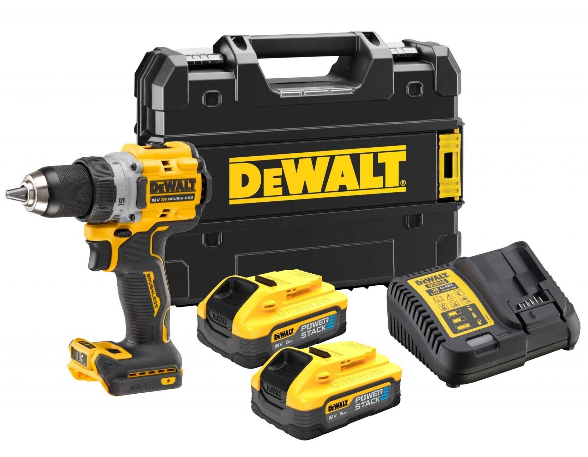 Aparafusadora XR 18V 2x5.0Ah PowerStack refª DCD800H2T-QW DEWALT