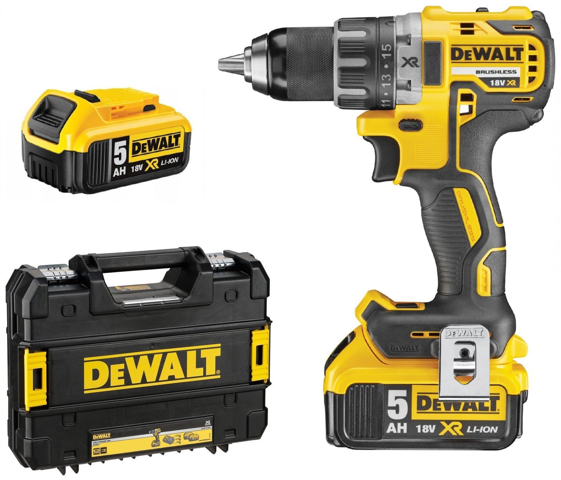 Aparafusadora sem escovas XR 18V refª DCD791P2-QW DEWALT