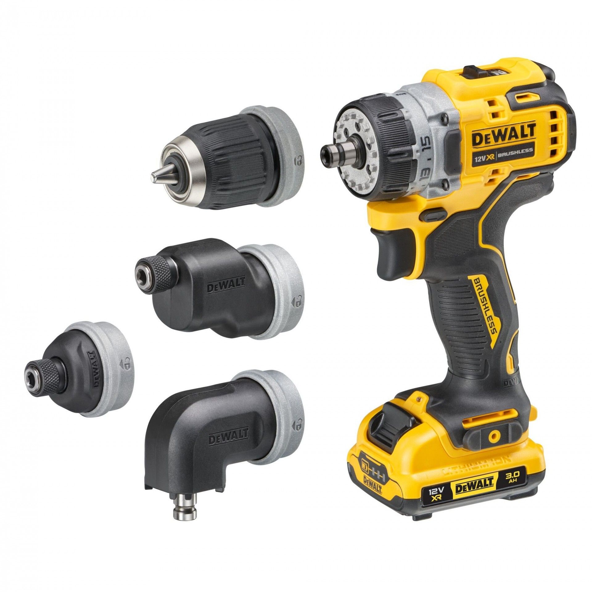 APARAFUSADORA MULTI-CABEÇA 12V XR DCD703L2T-QW DEWALT