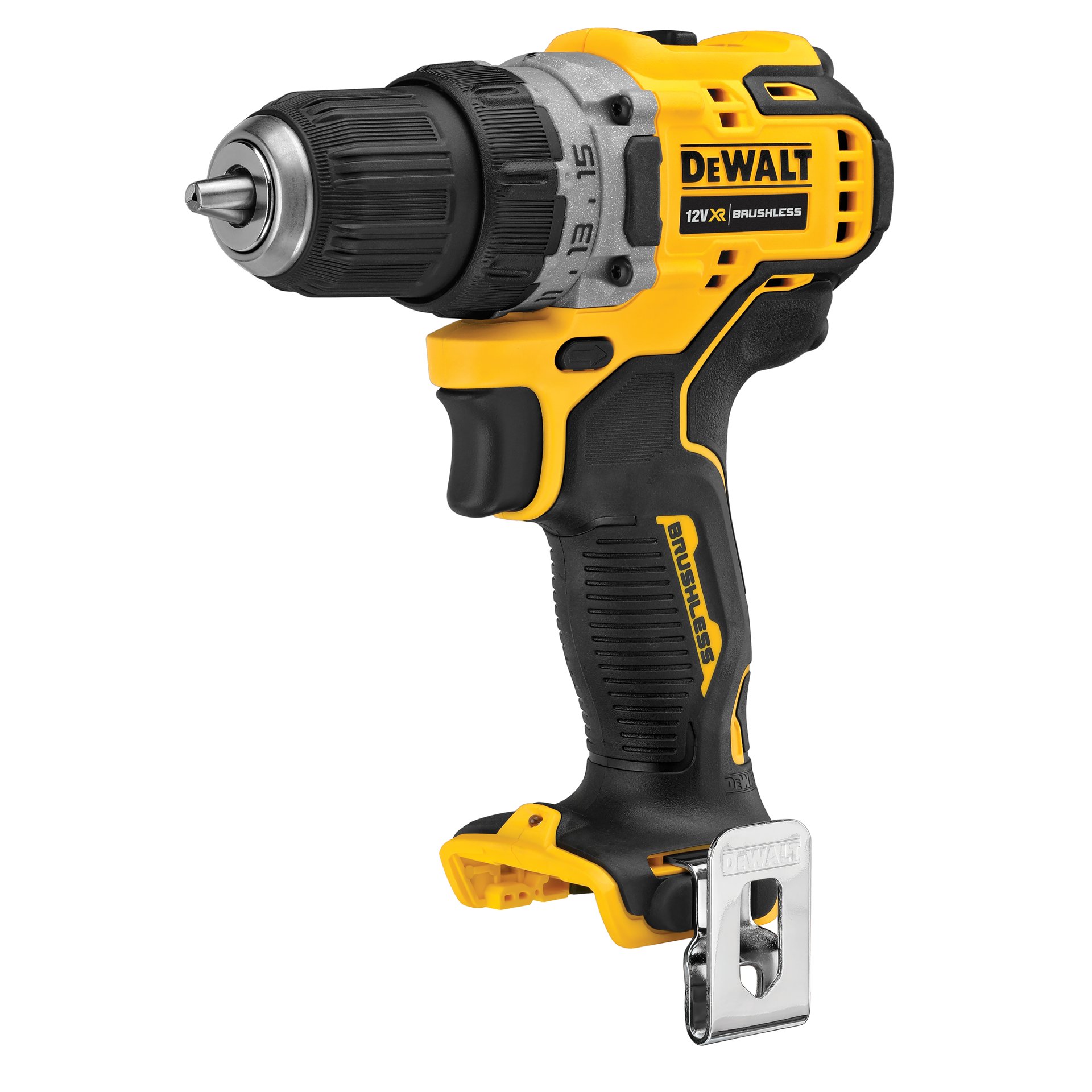 DCD701N-XJ Aparafusadora sem escovas XR 12V sem carregador/bateria refª DCD701N-XJ DEWALT
