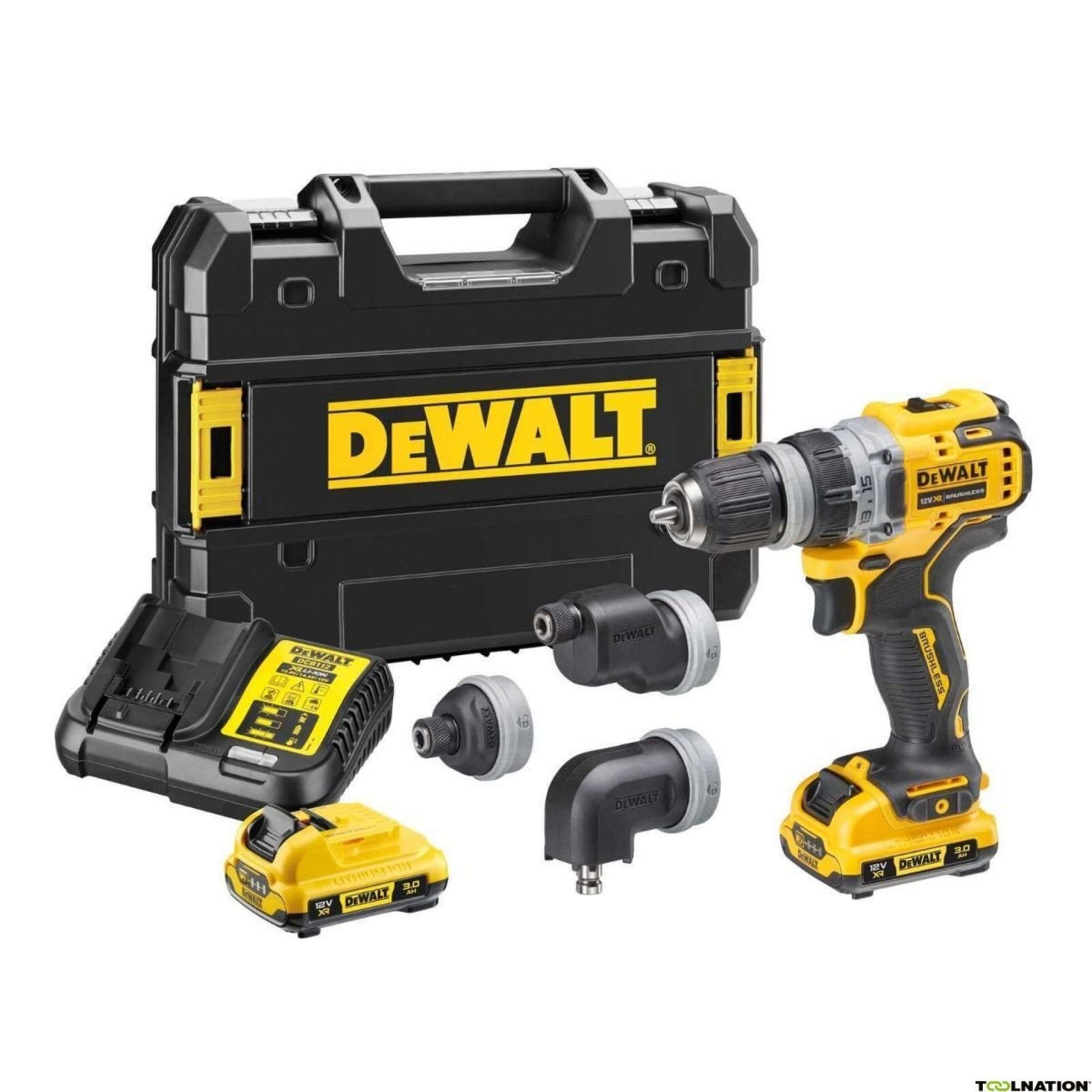 APARAFUSADORA MULTI-CABEÇA 12V XR DCD703L2T-QW DEWALT