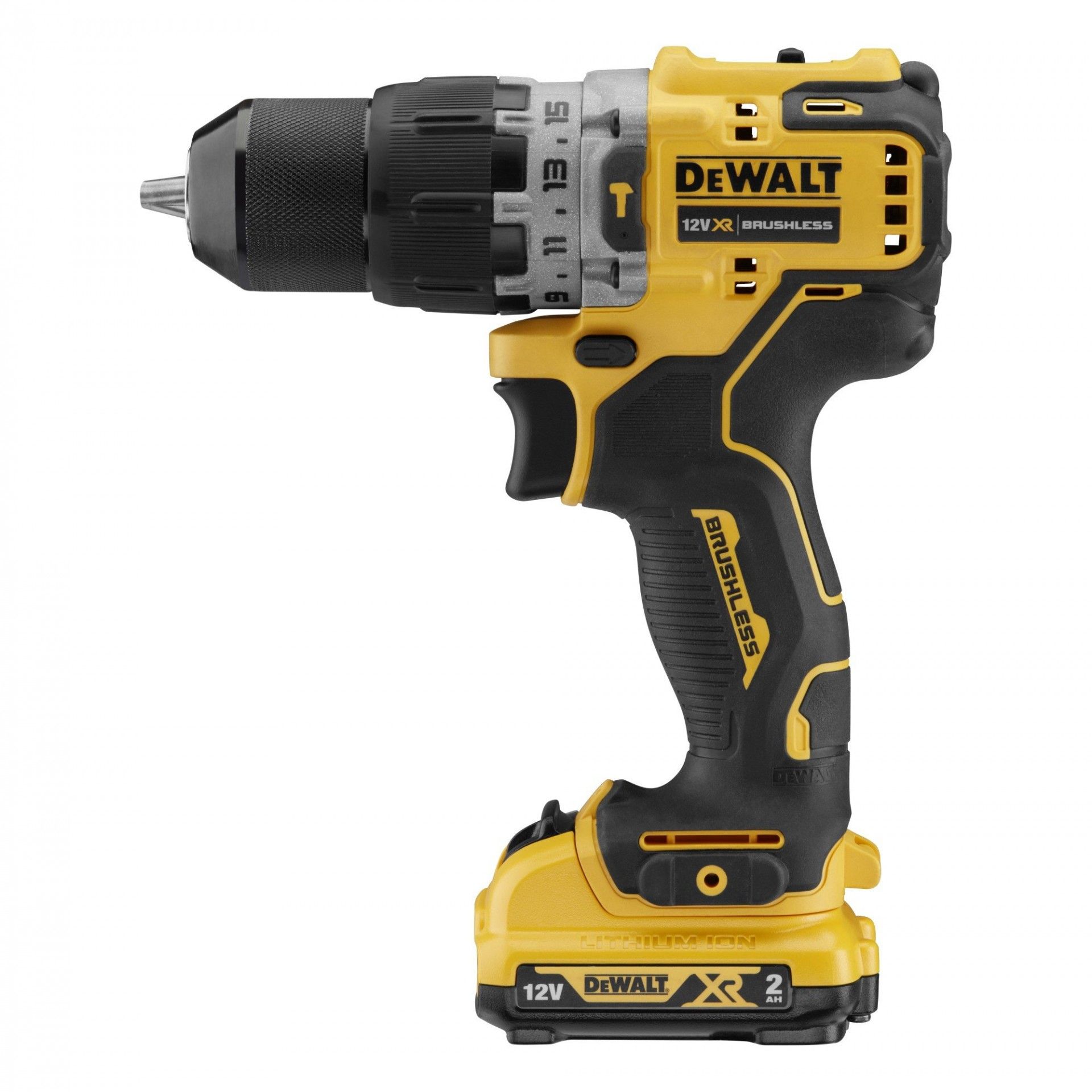 Aparafusadora sem escovas XR 12V Li-Ion 2Ah refª DCD706D2-QW DEWALT
