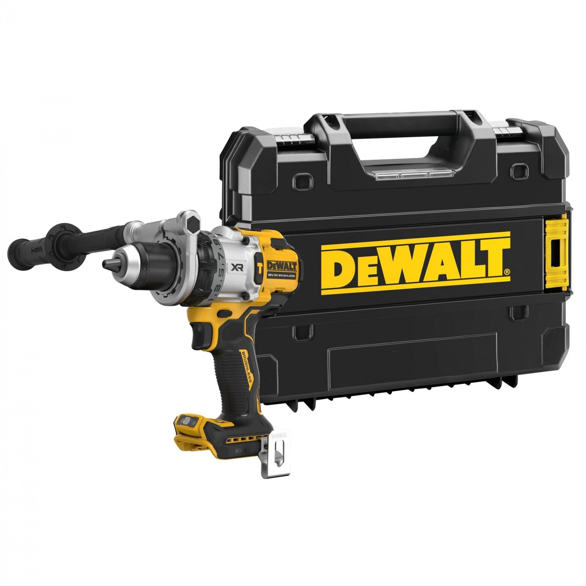 Aparafusadora Dewalt c/percussão XR 18V DCD1007NT-XJ