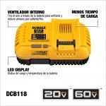 Carregador rpido XR FLEXVOLT: 54V - 18V ref DCB118-QW DEWALT