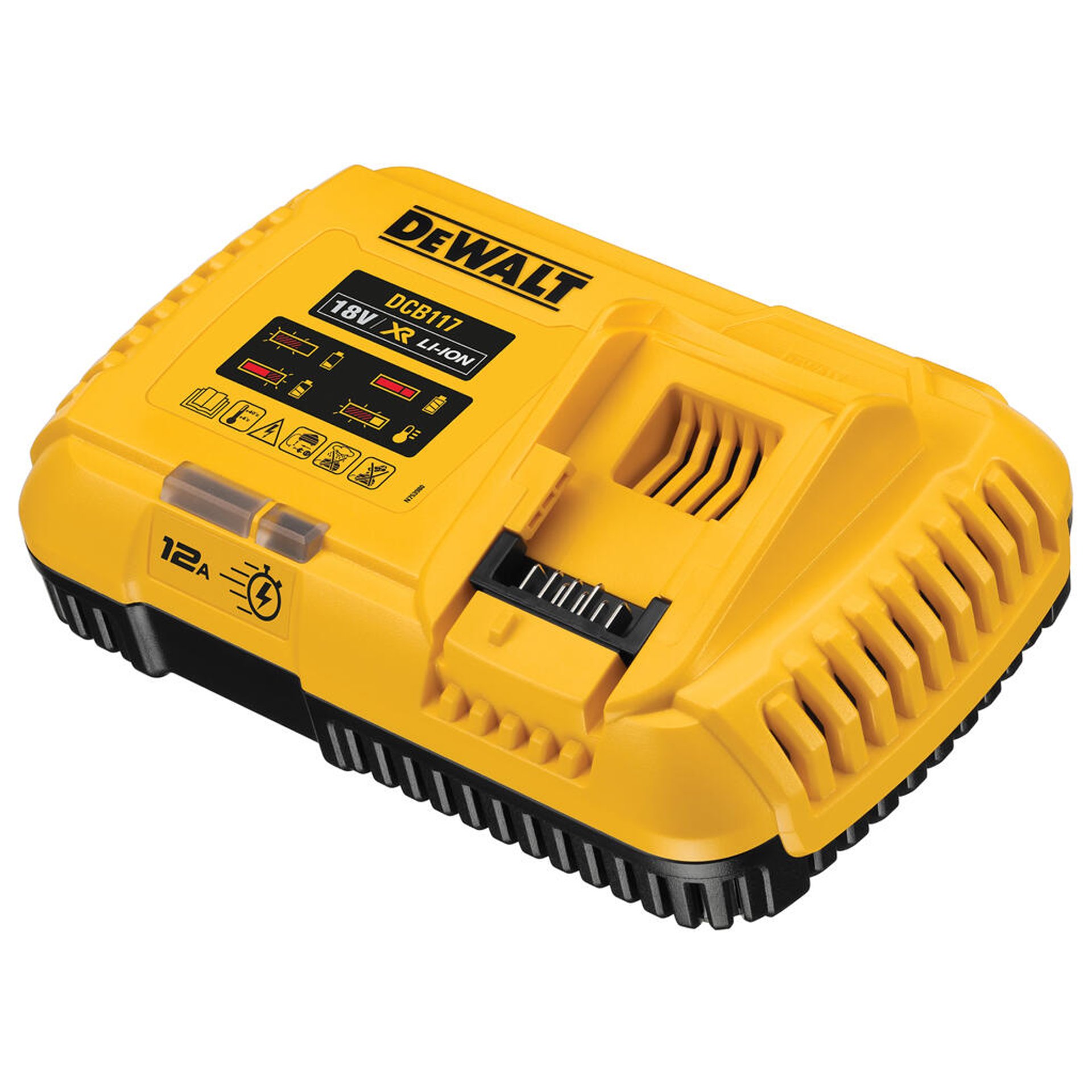 Carregador rápido carril Li-Ion XR FLEXVOLT: 54V- 18V refª DCB117-QW DEWALT