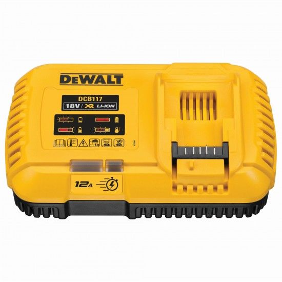 Carregador rápido carril Li-Ion XR FLEXVOLT: 54V- 18V refª DCB117-QW DEWALT Carregador rápido carril Li-Ion XR FLEXVOLT: 54V- 18V refª DCB117-QW DEWALT