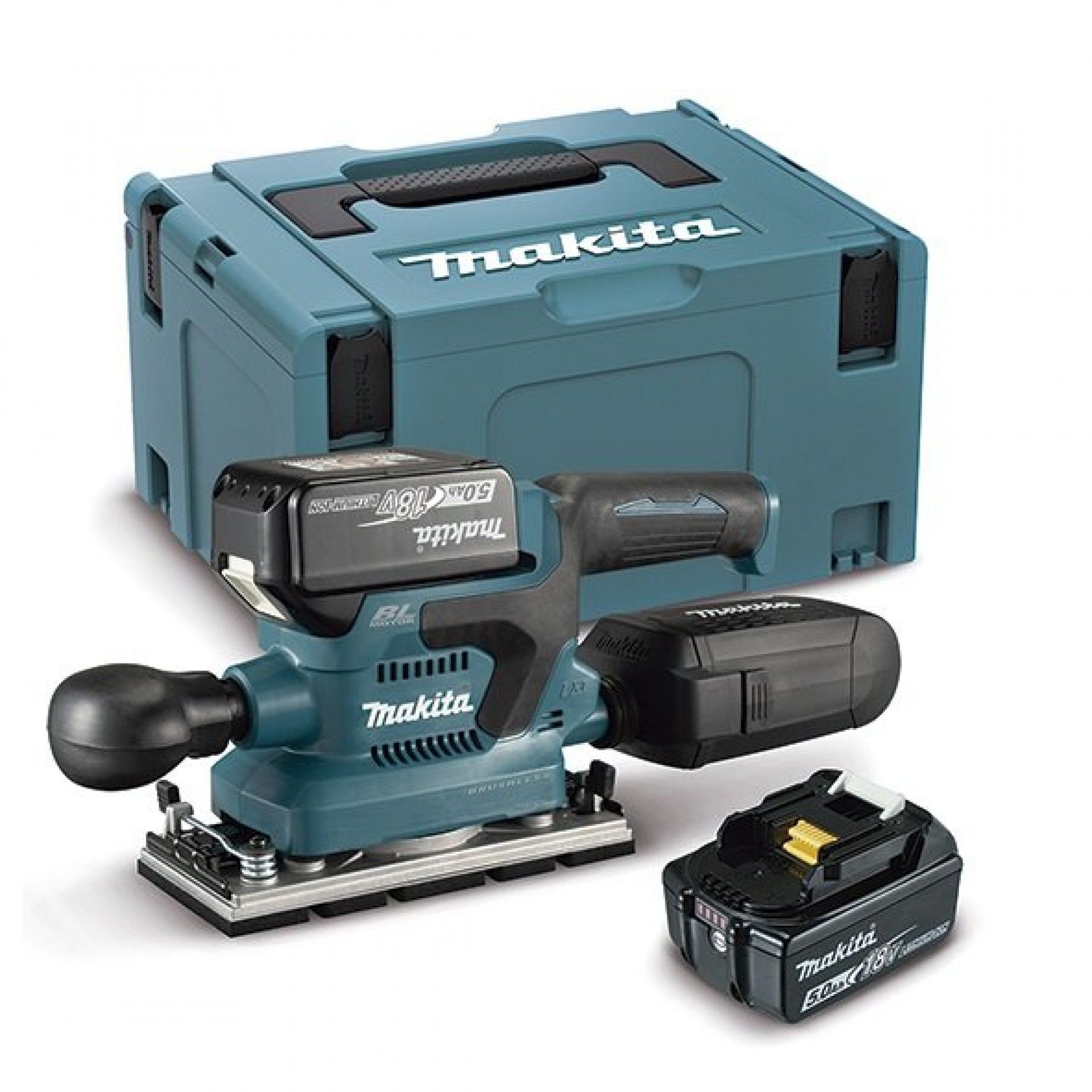 LIXADORA ORBITAL BL 18V LXT 5AH refª DBO380RTJ MAKITA
