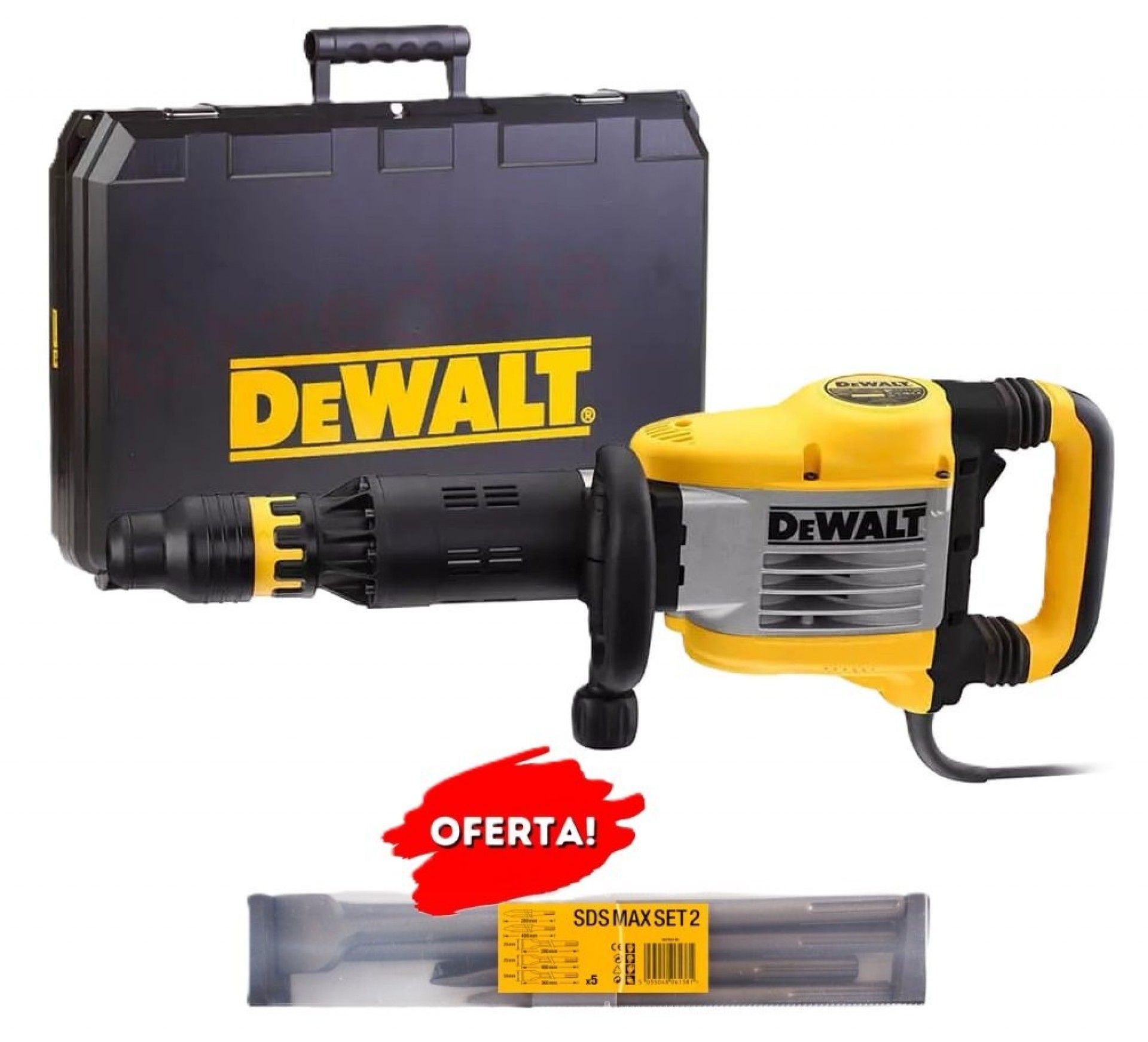 Martelo Demolidor 1600W refª D25951K-QS DEWALT