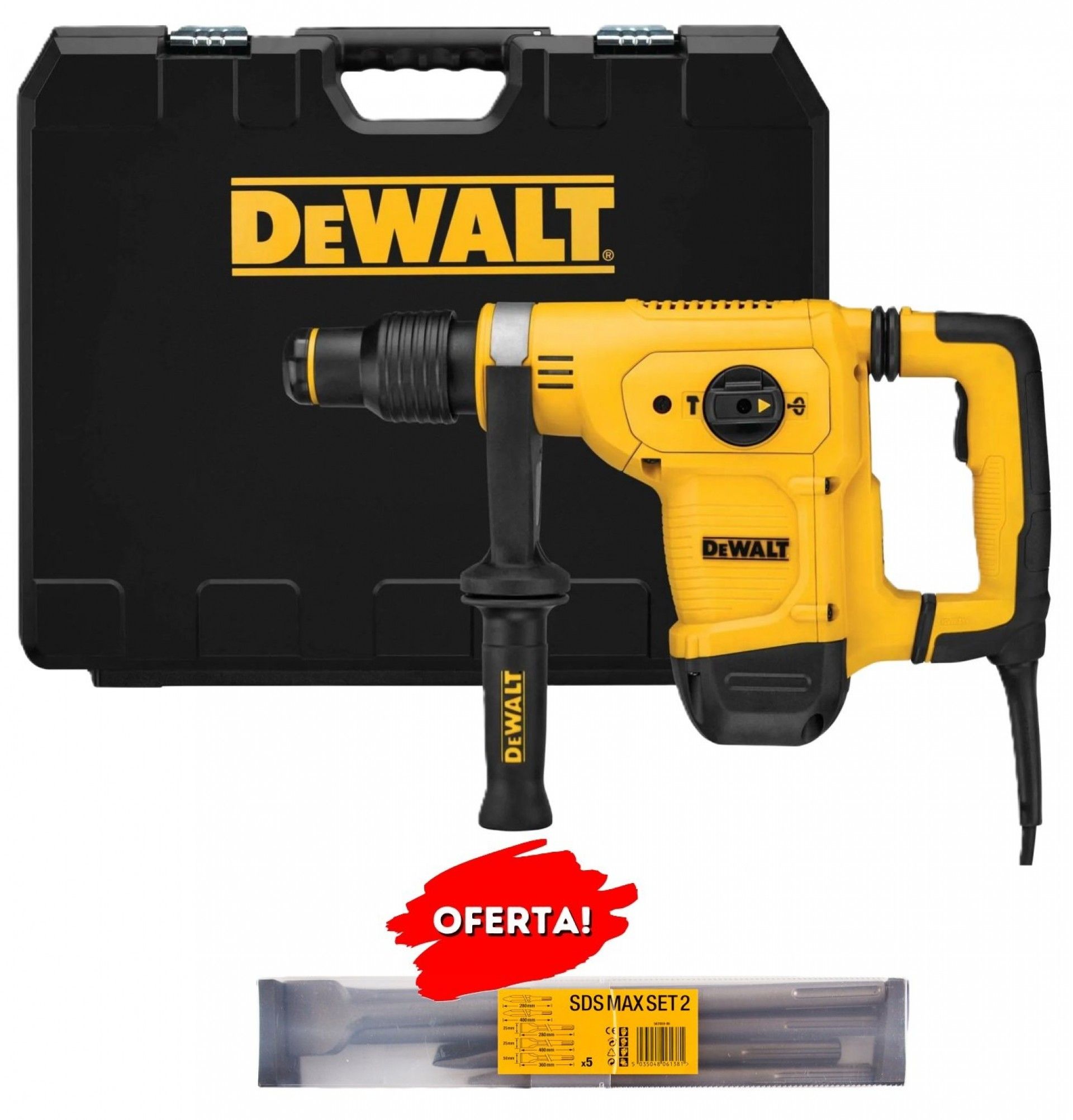 Martelo Demolidor 1050W refª D25810K-QS DEWALT