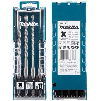 Conjunto de brocas Sds-Plus (4 peas) ref D-74136 MAKITA