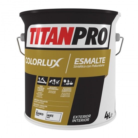 COLORLUX BRANCO MATE 4L TITAN COLORLUX BRANCO MATE 4L TITAN