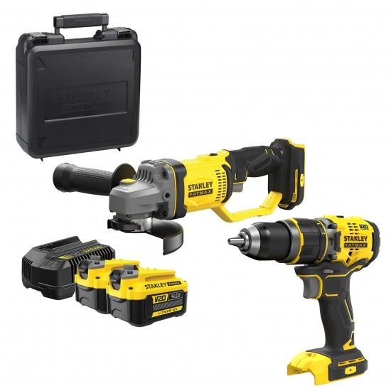 KIT REBARBADORA SFMCG700M2K + APARAFUSADORA SFMCD721B-XJ CPROF739 STANLEY KIT REBARBADORA SFMCG700M2K + APARAFUSADORA SFMCD721B-XJ CPROF739 STANLEY