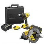 KIT APARAFUSADORA SFMCD721D2K +SERRA CIRCULAR SFMCS500B CPROF636 STANLEY KIT APARAFUSADORA SFMCD721D2K +SERRA CIRCULAR SFMCS500B CPROF636 STANLEY